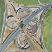 <h4>Baustelle • 60 cm x 60 cm • 2007</h4>