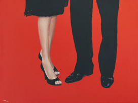 <h4>Roter Teppich (Brangelina) • 80 cm x 60 cm • 2008</h4>