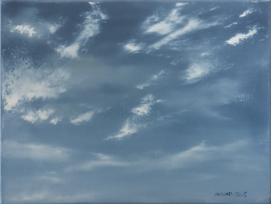 <h4>Wolkenstudie IV • 40 cm x 30 cm • 2015</h4>